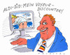 Cartoon: ALDI (small) by Andreas Prüstel tagged aldisüd,voyeurismus,filialleiter,video,discounter