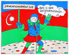 Cartoon: aserbaidschan (small) by Andreas Prüstel tagged aserbaidschan,erovisionsongcontest,doktator,diktatur,baku