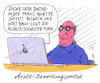 Cartoon: bewertung (small) by Andreas Prüstel tagged internet,bewertungsportal,ärzte,cartoon,karikatur,andreas,pruestel