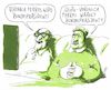 Cartoon: bundespräsidentenwahl (small) by Andreas Prüstel tagged bundespräsidentenwahl,bundespräsident,steinmeier,veronica,ferres,cartoon,karikatur,andreas,pruestel