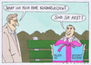 Cartoon: doktorglück (small) by Andreas Prüstel tagged niedergelasseneärzte,pharmaindustrie,geschenke,bestechung