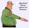Cartoon: fasten-nazi (small) by Andreas Prüstel tagged fasten,fastenzeit,neonazi,nazi,hitlergruß,altmodisch,cartoon,karikatur,andreas,pruestel