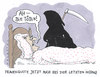 Cartoon: frauenquote (small) by Andreas Prüstel tagged frauenquote,tod