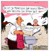 Cartoon: grillen (small) by Andreas Prüstel tagged grillsaison,grillen,cartoon,karikatur,andreas,pruestel