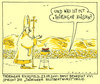 Cartoon: heiligsprechung (small) by Andreas Prüstel tagged papst,benedikt,papstbesuch,thüringen,rostbratwurst,klöße,eichsfeld