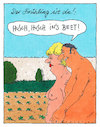 Cartoon: ins beet (small) by Andreas Prüstel tagged frühling,frühlingsgefühele,sex,garten,beet,cartoon,karikatur,andreas,pruestel