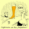 Cartoon: knüppelhart (small) by Andreas Prüstel tagged sm,club,stiefeltrinken,domina,sklave,ex,cartoon,karikatur,andreas,pruestel