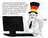 Cartoon: pyrrhussieg (small) by Andreas Prüstel tagged griechenland,eurokrise,staatsverschuldung,eu,fußballeuropameisterschaft,siegprämien,brüssel
