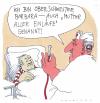 Cartoon: schwester barbara (small) by Andreas Prüstel tagged krankenhaus,patient,klistier