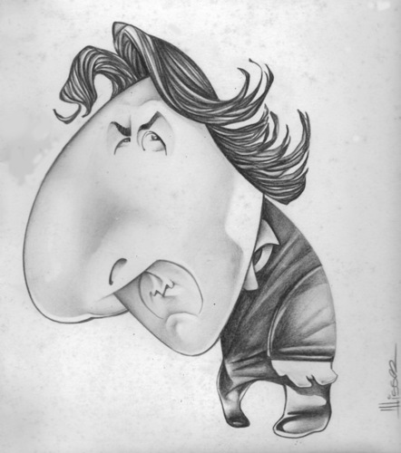 Cartoon: Dustin Hoffman (medium) by Ulisses-araujo tagged dustin,hoffman