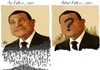 Cartoon: Hosni Mubarak 2011 (small) by handren khoshnaw tagged handren khoshnaw hosni mubarak egypt dictator