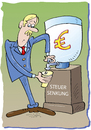 Cartoon: Tröpfchenweise (small) by astaltoons tagged steuer,steuersenkung