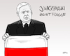 Cartoon: Kaczynski zeigt Flagge (small) by INovumI tagged jaroslaw,kaczynski,flagge,reichsflagge,deutschland
