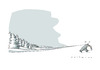 Cartoon: Schlepper (small) by Mattiello tagged landschaft,winter,mensch,natur