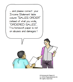 Cartoon: Homework Paper (medium) by paparazziarts tagged sales,company,marketing,business