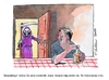 Cartoon: Ertappt (small) by Paolo Calleri tagged alkohol,alkoholismus,tod,sensenmann,frau,ehefrau,saufen,trinker