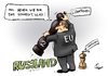 Cartoon: Schärfer (small) by Paolo Calleri tagged russland,präsident,wladimir,putin,ukraine,krim,konflikt,referendum,annexion,eu,sanktionen,karikatur,cartoon,paolo,calleri