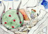 Cartoon: Trümmerfrau (small) by Paolo Calleri tagged welt,eu,europa,deutschland,covid,19,corona,virus,coronavirus,infektionen,gesundheit,wirtschaft,gesellschaft,arbeit,soziales,rat,ratspraesidentschaft,bundeskanzlerin,angela,merkel,union,gemeinschaft,diplomatie,aufbau,karikatur,cartoon,paolo,calleri