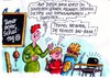 Cartoon: Bad Bank (small) by RABE tagged schule,erziehung,bad,bank,lehrer,euro