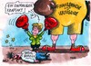 Cartoon: Merkels Kraftakt (small) by RABE tagged merkel cdu bundesregierung kraftakt boxen knockout finanzbranche banker vermögende geld euro boxhandschuhe sozialhilfe sozialhilfeempfänger sozialamt arbeitamt armut hartz iv arbeitslosigkeit unterschicht bundeskanzlerin