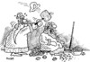 Cartoon: Nußknacker (small) by RABE tagged weihnachtsmann,nußknacker,nüsse,holzhanner,schlag,walnüsse,weihnachten,leckereien,zähne,gebiß,erzgebirge,advent