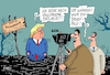 Cartoon: Trump Mueller (small) by RABE tagged kim,jong,un,nordkorea,atomprogramm,atomversuche,atomwaffen,diktator,rabe,ralf,böhme,cartoon,karikatur,pressezeichnung,farbcartoons,tagescartoon,sattel,decke,trump,präsident,usa,treffen,mueller,russlandaffäre,wahlkampf,einmischung,sumpf,justizbehinderung,entlastung,spionage,wahlsieg,washington,kamerateam,freispruch,demokraten,capitol