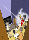 Cartoon: Pirate X (small) by stip tagged treasure,pirate,math,classroom,college,university,professor,students