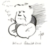 Cartoon: Helmut Schmidt 2012 (small) by tiede tagged helmut,schmidt,lebensgefährtin,ruth,loah,loki,tiede,joachim,tiedemann,cartoon,karikatur