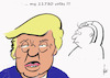 Cartoon: er hört gut (small) by tiede tagged trump,wahlen,sitimmen,tiede,cartoon,karikatur