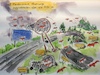 Cartoon: Fledermaus und A20 (small) by Pralow tagged fledermaus,umeltschutz,autobahn,bauwerke,mobilität,verkehr,energiewende,planung