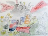 Cartoon: Recycling (small) by Pralow tagged gesundheit,strahlenschutz,kochtopf,krebs,radioaktivität,gesundheitsgefährdung