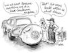 Cartoon: dieselzone (small) by REIBEL tagged diesel,co2,hardware,nachrüstung,vw,werkstatt,auto,abgas,skandal