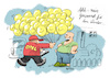 Cartoon: Gasspeicher (small) by REIBEL tagged gas,krise,vorrat,heizung,winter,ballon,preper