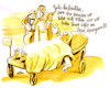 Cartoon: Gut gemeint (small) by REIBEL tagged krankenhaus,bein,arm,transplantation,patient,unfall,klinik,arzt,chirurgie,zuversicht