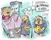 Cartoon: Pflegernotstand (small) by REIBEL tagged pflege,selfie,bettpfanne,krankenhaus,krank,patient