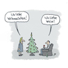 Cartoon: Weihnachten mit Wein (small) by Lo Graf von Blickensdorf tagged wein,weihnachten