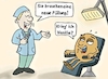 Cartoon: Donut beim Zahnarzt (small) by freshdj tagged donut,food,dentist,doctor