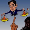Cartoon: Hostage (small) by takeshioekaki tagged hostage
