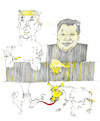 Cartoon: Enter the Wu-Tang (small) by herranderl tagged trump,xi,jinping,usa,china,handel