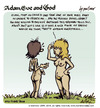 Cartoon: adam eve and god 07 (small) by mortimer tagged mortimer,mortimeriadas,cartoon,comic,gag,adam,eve,god,bible,paradise,eden,biblical,christian,original,sin,sex,nude,toons,hairy,belly,blonde