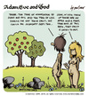 Cartoon: adam eve and god 10 (small) by mortimer tagged mortimer mortimeriadas cartoon comic gag adam eve god bible paradise eden biblical christian original sin sex nude toons hairy belly blonde