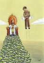 Cartoon: Dictatorship of Money (small) by menekse cam tagged dictatorship,money,king,chair,poor,man,empty,pocket,wings