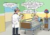 Cartoon: Amputiert (small) by Chris Berger tagged medizinischer,irrtum,amputation,kastration,penis,behandlungsfehler,operationsfehler