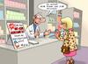 Cartoon: Anti Aging (small) by Chris Berger tagged apotheke,wundermittel,anti,aging,alter,gift,strychnin,arsen,vergänglichkeit,schönheit,nahrungsergänzung,sterbehilfe