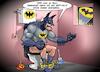 Cartoon: Batsignal (small) by Chris Berger tagged batman,batsignal,verbechen,superhelden,dc,comics,klo,toilette