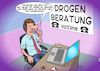 Cartoon: Drogenberatung (small) by Chris Berger tagged drogenberatung,drogen,heroin,kokain,sucht,turn,opiate,koks