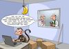 Cartoon: Hatespeech (small) by Chris Berger tagged hate,hasskomentare,hatespeech,facebook,nazis,rechtsradikale,hass,netz,internet,versuch,affe