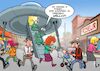 Cartoon: Invasion (small) by Chris Berger tagged alien,smartphone,distraction,ablenkung,sucht,handy,internet