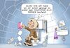 Cartoon: Kälte (small) by Chris Berger tagged feuchtes,toilettpapier,eskimo,iglu,winter,kälte,klo