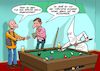 Cartoon: KKK (small) by Chris Berger tagged black,billard,pool,ku,klux,klan,usa,trump,nazi,rechte,glücksspiel
